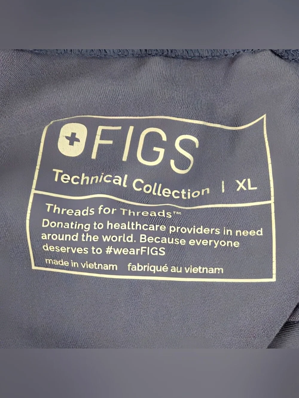 Figs Space Navy Joggers Zamora Scrub Bottoms XL Womens 5-Pocket Blue Cargo Pants